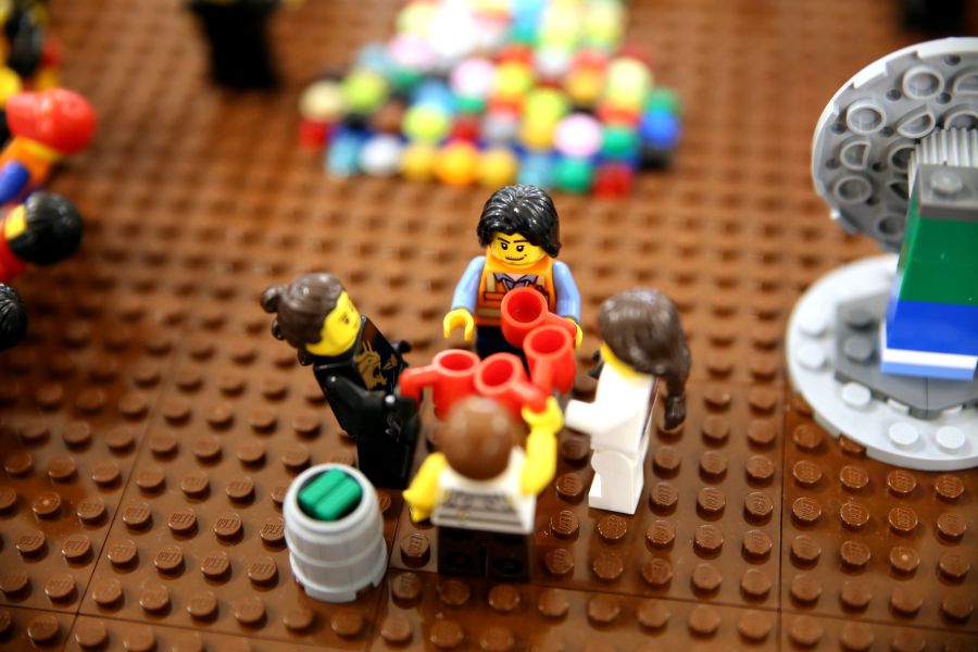 Legobauen für bessere Arbeitsergebnisse